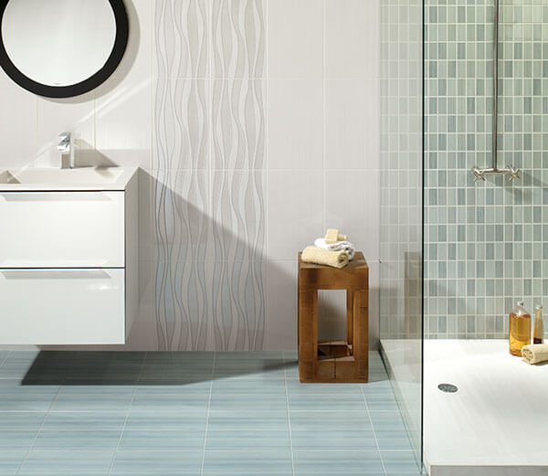 Bathroom Colour Ideas: Ambient Blues - New Image Tiles