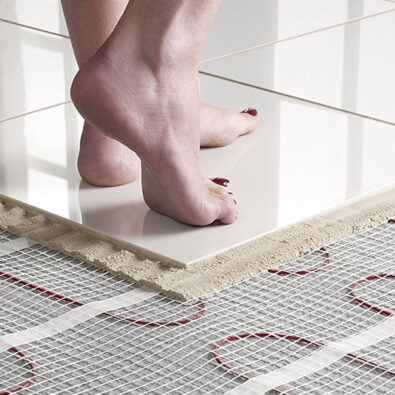 Underfloor Heating at New Image Tiles. A great way to future proof your bathroom.