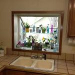 Cut flowers and plants can brighten up your kitchen and bathroom.
