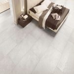 Avignon White Lappato floor tiles