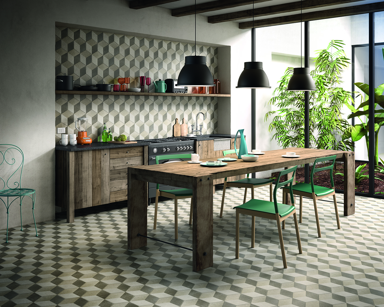 Kitchen revival flooring.