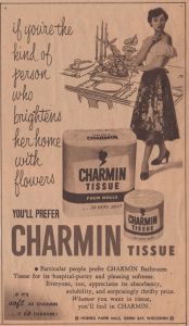 charmin tissue advetisement