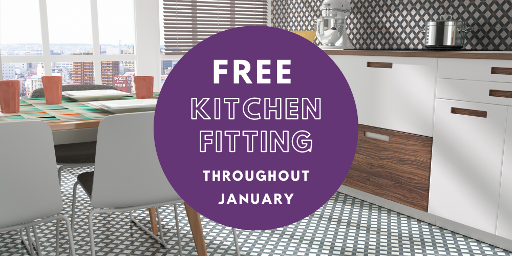 FREE Kitchen Fitting Special Offer New Image January Sale