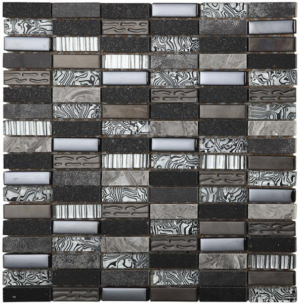 Safari Zebra Mosaic 300mm x 300mm Sheet New Image Tiles