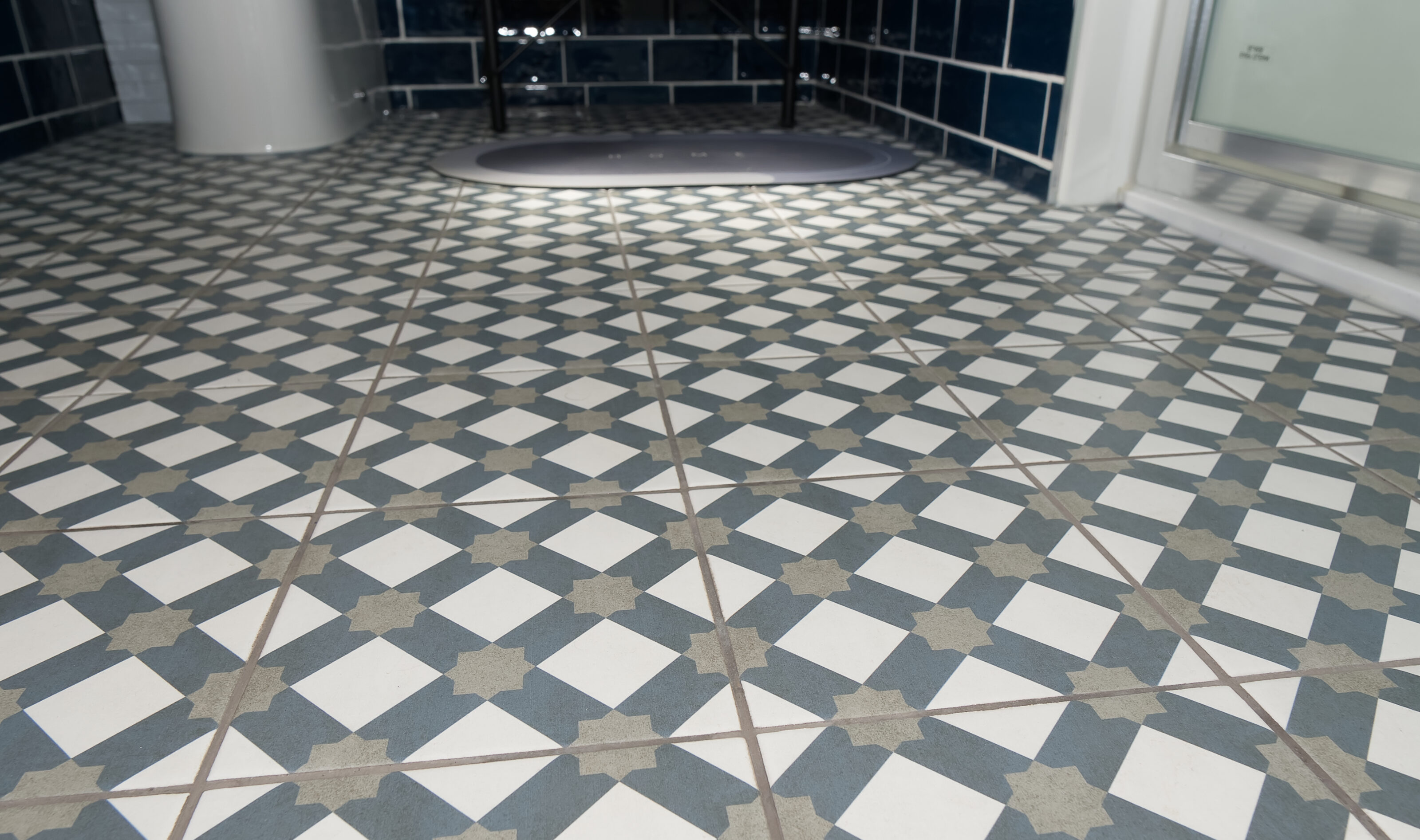 new image tiles weymouth on trend blue en suite tiles
