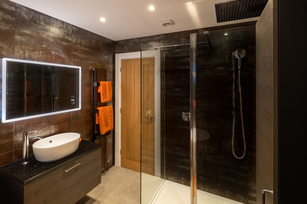 Metallic Bronze Bathroom New Image Tiles