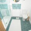 Aqua Hexagon Bathroom new image tiles weymouth