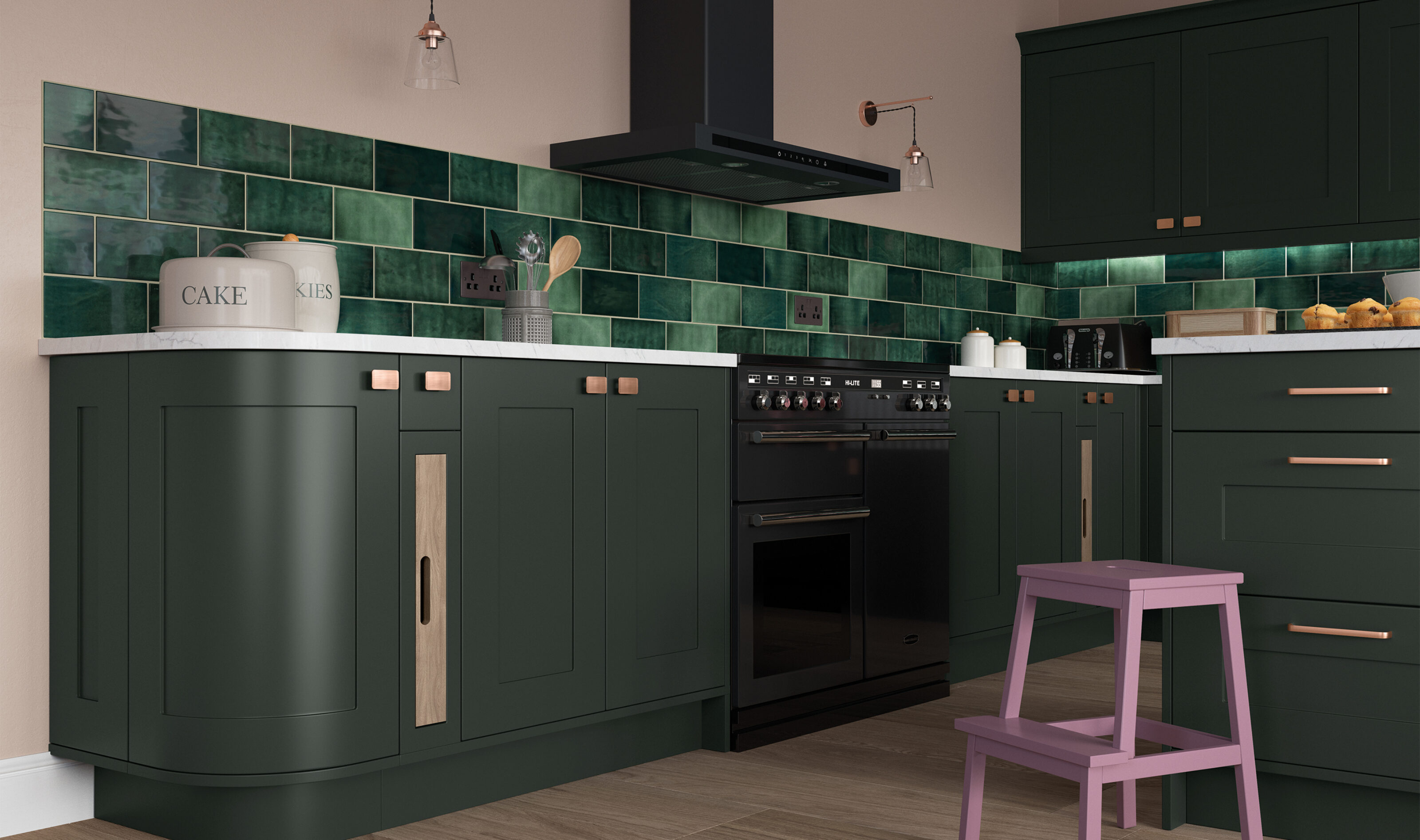 Deep Forest Green Kitchen New Image Kitchen Design