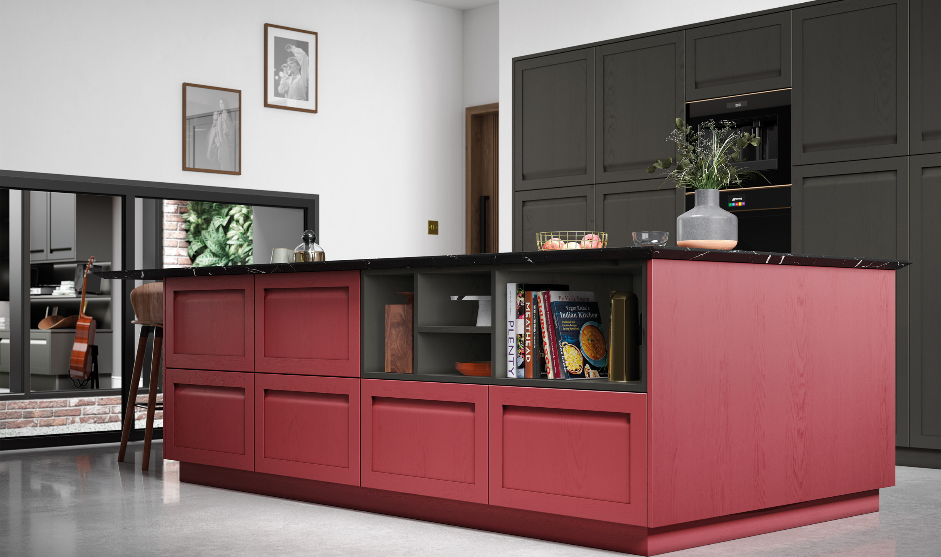 new image kitchen deisgn red kitchen