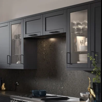 black d kitchen handle