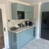 light blue kitchen cupboards