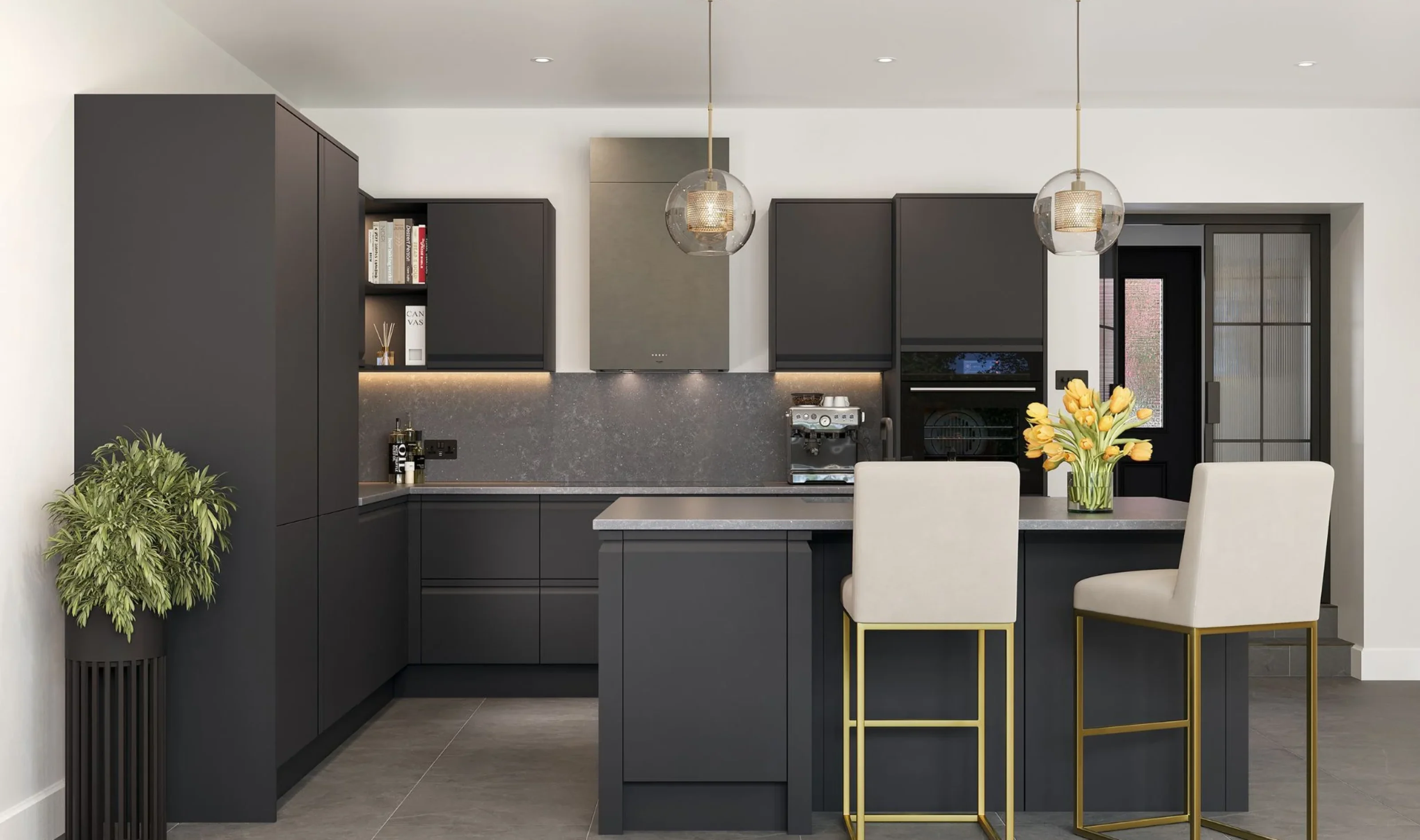 ellisse slab kitchen doors