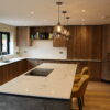 quartz worktop with neff hob