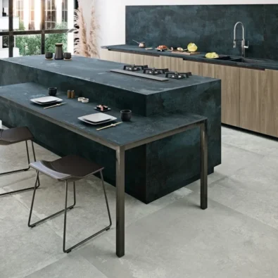dark teal coverlam worktop