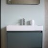 roca unik 2 drawer vanity unity in matt green