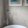 sima knurled freestanding bath shower mixer