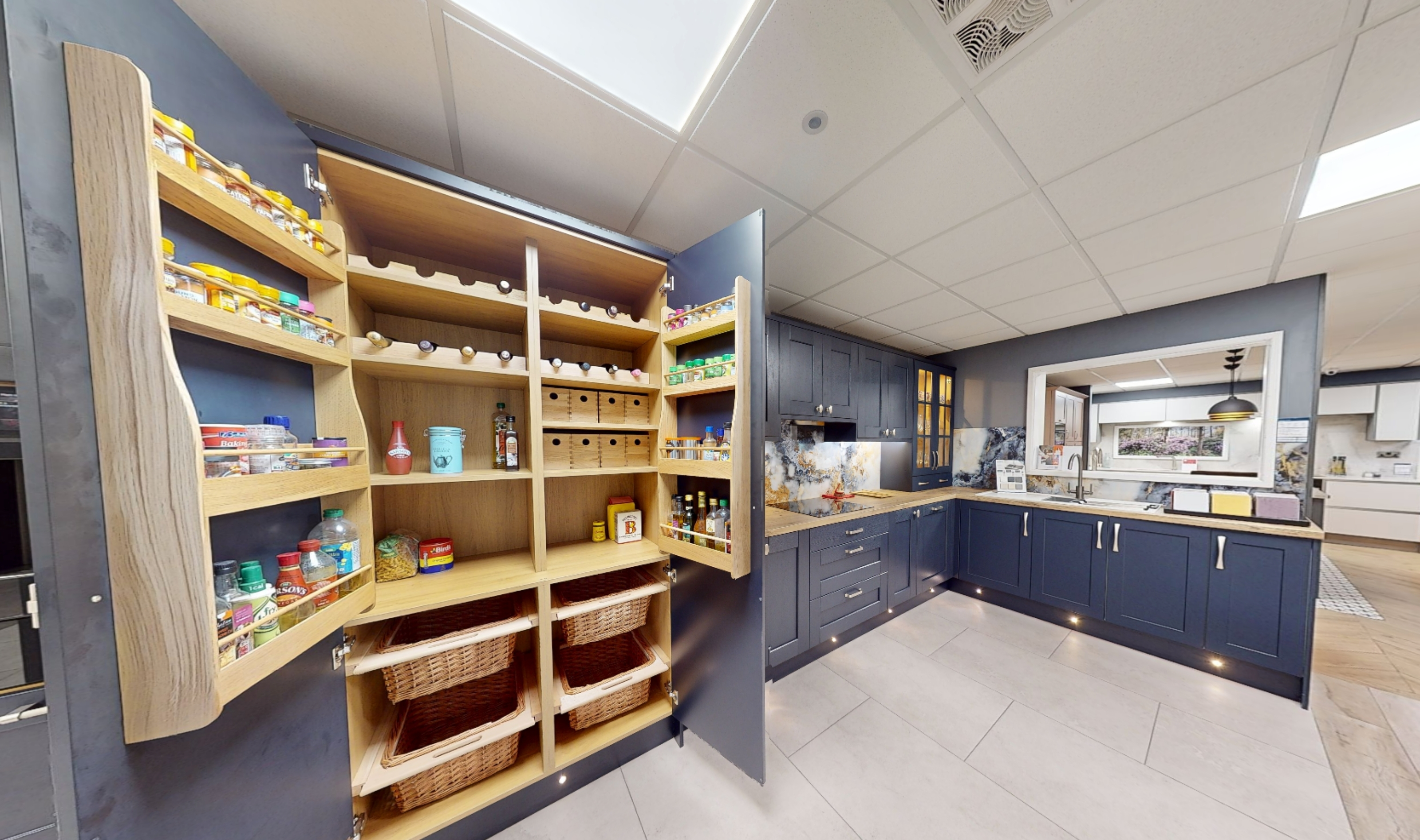 pantry kitchen cupboard in new image showroom