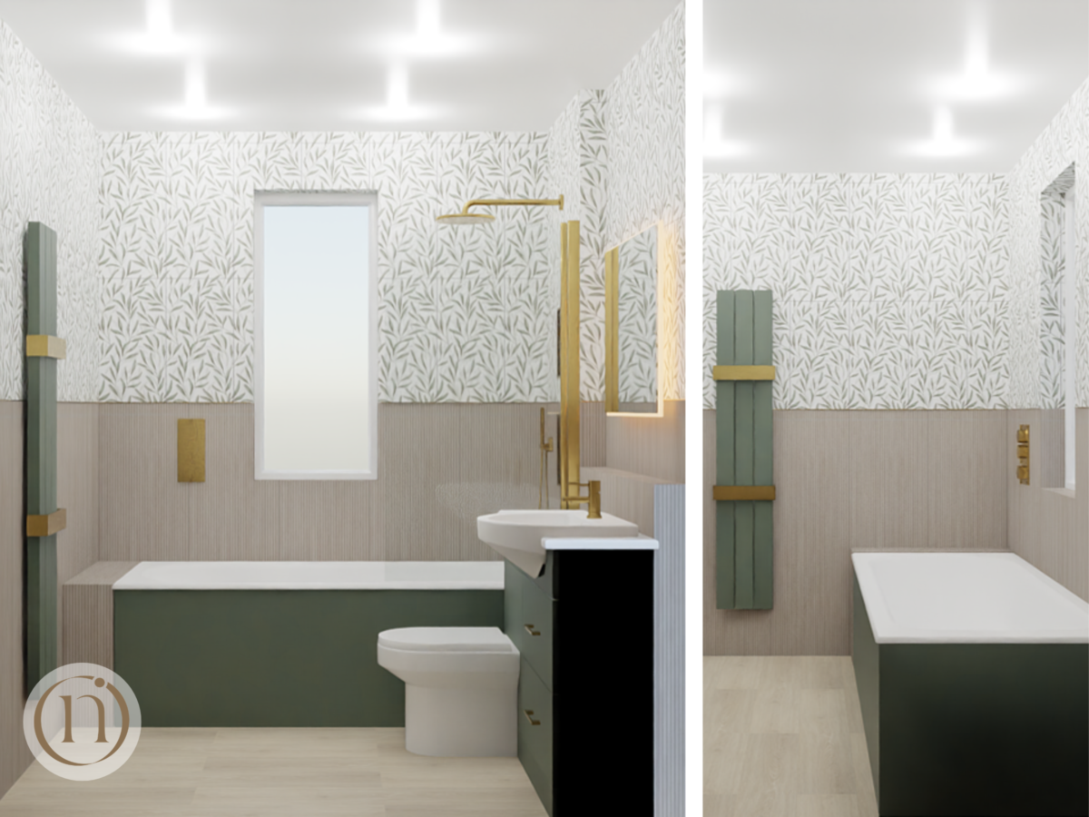 computer aided design of bathroom