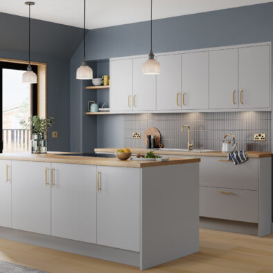 piatto dove grey kitchen roomset