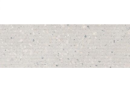 Fluted terrazzo effect wall tile