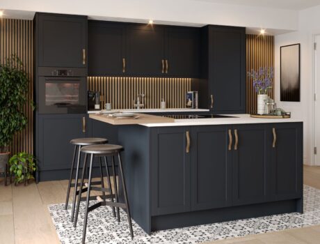 sereno matt indigo kitchen new image