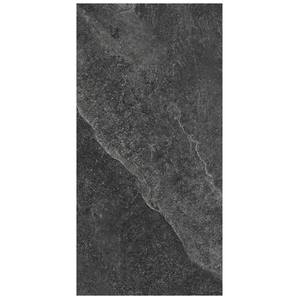 Alpen Dark Slate Effect Porcelain 600mm x 300mm - Image 2